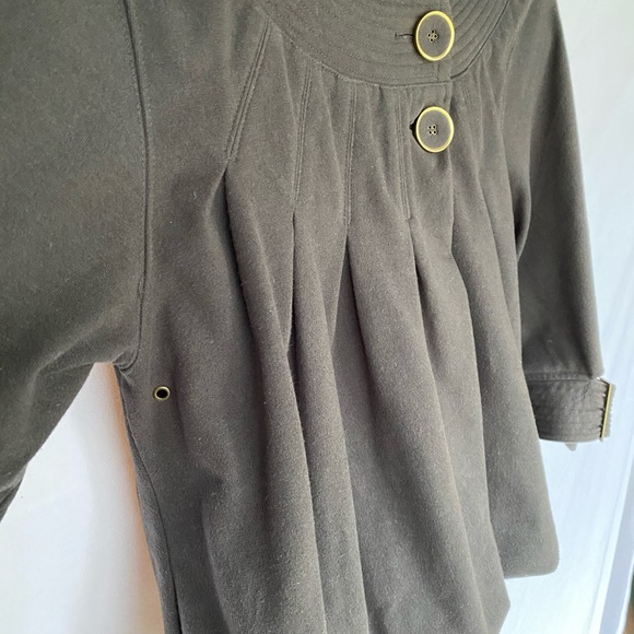 Forever 21 Grey bubble hem overcoat - Picture 5 of 8